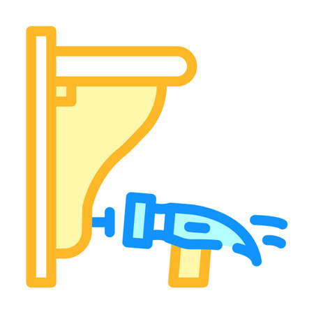 shelf nailing color icon vector illustration colorのイラスト素材