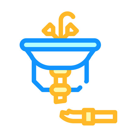 pipe repair color icon vector illustration colorのイラスト素材