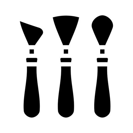 shovels pottery tools glyph icon vector illustrationのイラスト素材
