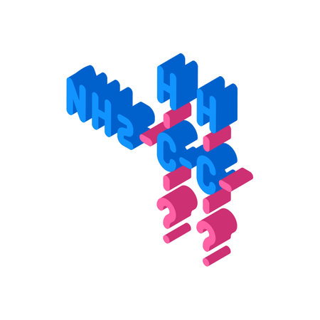 search formula of vaccine isometric icon vector illustrationのイラスト素材