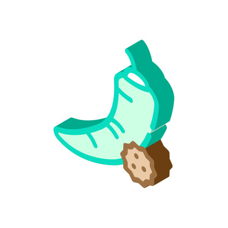 spicy pepper allergy isometric icon vector illustrationのイラスト素材