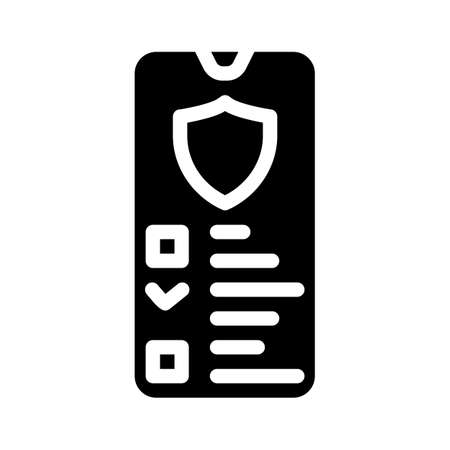 data access glyph icon vector illustration signのイラスト素材