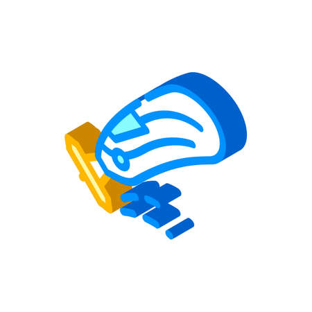 engraver multifunctional tool isometric icon vector. engraver multifunctional tool sign. isolated symbol illustrationのイラスト素材