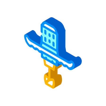 mixer tool isometric icon vector. mixer tool sign. isolated symbol illustrationのイラスト素材