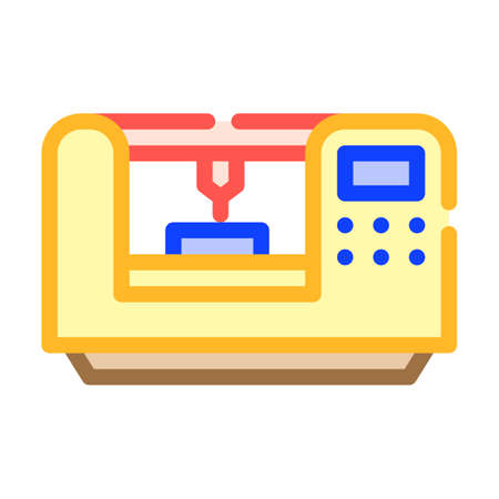 laser engraving color icon vector. laser engraving sign. isolated symbol illustration