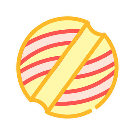 playing ball for cat color icon vector. playing ball for cat sign. isolated symbol illustrationのイラスト素材