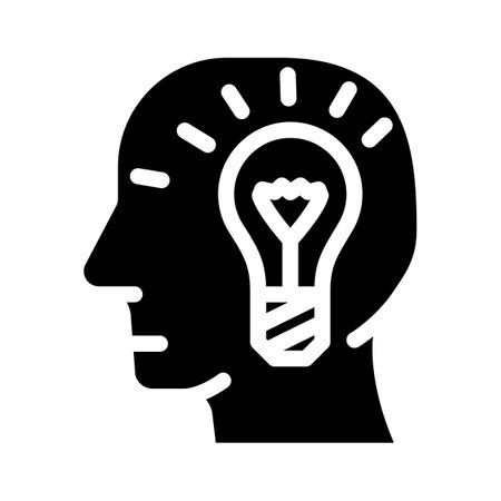 idea for production glyph icon vector. idea for production sign. isolated contour symbol black illustrationのイラスト素材