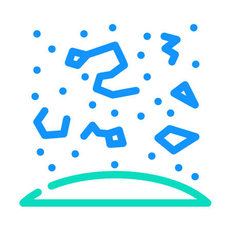 constellations space stars color icon vector. constellations space stars sign. isolated symbol illustrationのイラスト素材