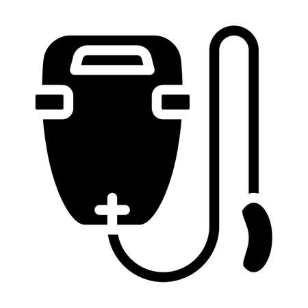 buoy diver equipment glyph icon vector. buoy diver equipment sign. isolated contour symbol black illustrationのイラスト素材