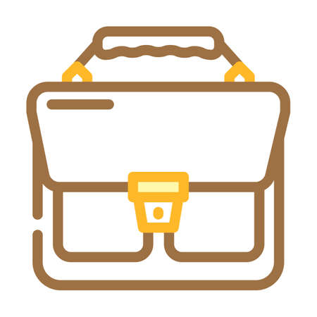 zip business file color icon vector. zip business file sign. isolated symbol illustrationのイラスト素材