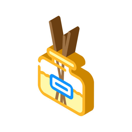 aromatherapy therapy isometric icon vector. aromatherapy therapy sign. isolated symbol illustrationのイラスト素材