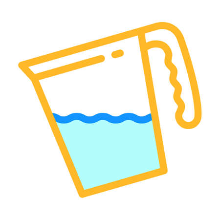water add color icon vector. water add sign. isolated symbol illustrationのイラスト素材