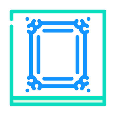 molding and millwork color icon vector. molding and millwork sign. isolated symbol illustrationのイラスト素材