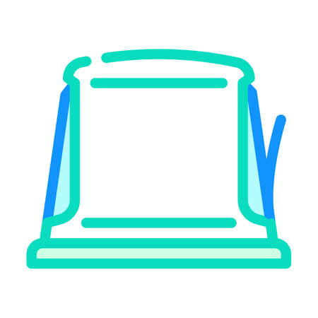 napkin dispenser color icon vector. napkin dispenser sign. isolated symbol illustrationのイラスト素材