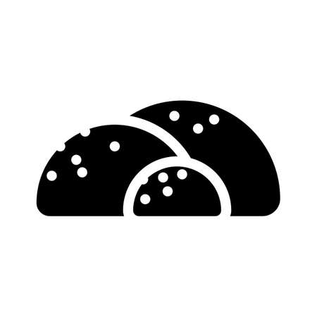 milk cheese glyph icon vector. milk cheese sign. isolated contour symbol black illustrationのイラスト素材