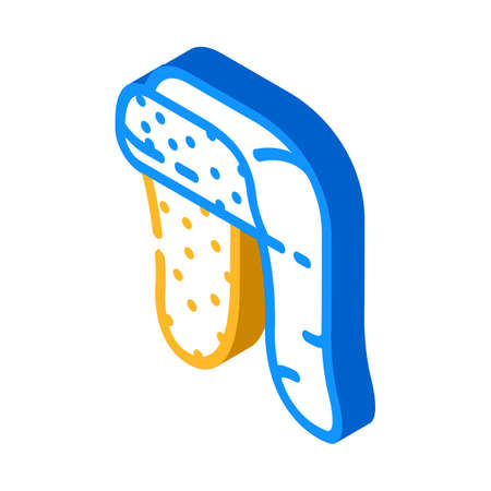 ushanka hat isometric icon vector. ushanka hat sign. isolated symbol illustrationのイラスト素材