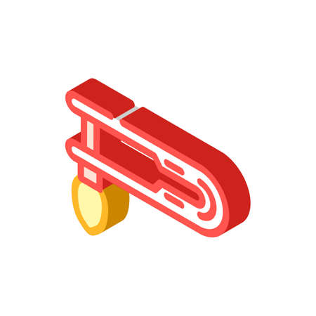 olive stuffer isometric icon vector. olive stuffer sign. isolated symbol illustrationのイラスト素材