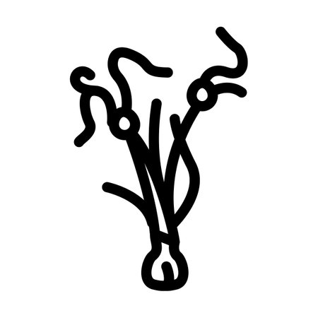 tiered onion line icon vector. tiered onion sign. isolated contour symbol black illustrationのイラスト素材