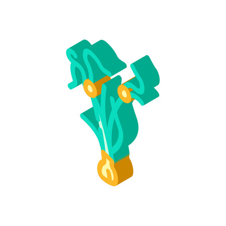 tiered onion isometric icon vector. tiered onion sign. isolated symbol illustrationのイラスト素材