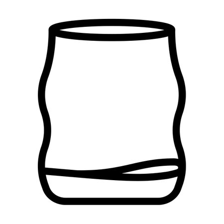 red wine glass line icon vector. red wine glass sign. isolated contour symbol black illustrationのイラスト素材