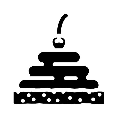 cream cheese milk product glyph icon vector. cream cheese milk product sign. isolated symbol illustrationのイラスト素材