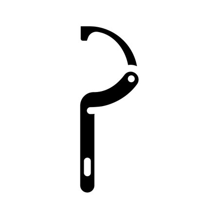 spanner wrench glyph icon vector. spanner wrench sign. isolated symbol illustrationのイラスト素材