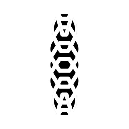 singapore chain glyph icon vector. singapore chain sign. isolated symbol illustrationのイラスト素材