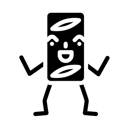 apple strudel dessert character glyph icon vector. apple strudel dessert character sign. isolated symbol illustrationのイラスト素材