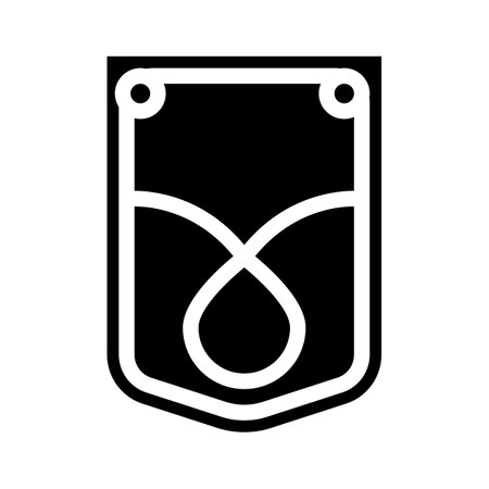 pocket denim glyph icon vector. pocket denim sign. isolated symbol illustrationのイラスト素材