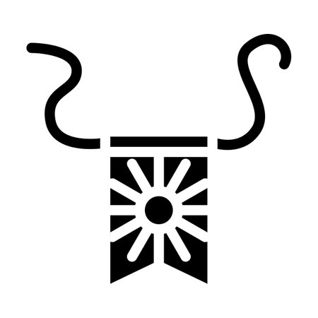 pennant flag map glyph icon vector. pennant flag map sign. isolated symbol illustrationのイラスト素材