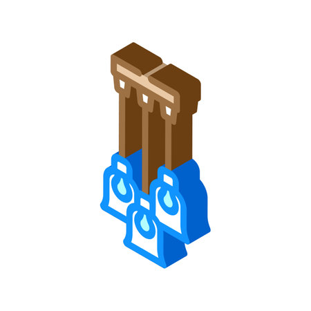 home lamp ceiling isometric icon vector. home lamp ceiling sign. isolated symbol illustrationのイラスト素材