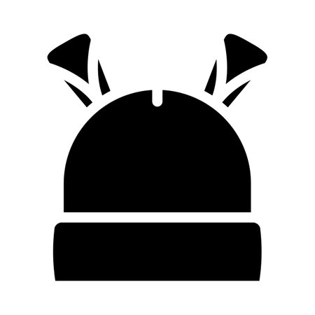 hat baby cloth glyph icon vector. hat baby cloth sign. isolated symbol illustrationのイラスト素材