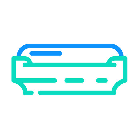 soap dish bathroom interior color icon vector illustrationのイラスト素材