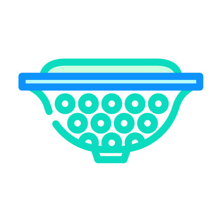 sink strainer home interior color icon vector illustrationのイラスト素材