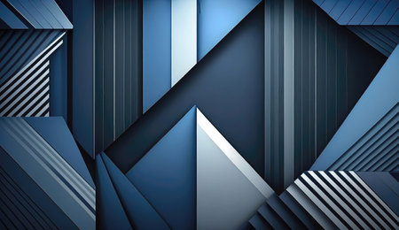 blue technology background. abstract futuristic, network science, geometric design, tech modern, space shape blue technology background ai generated illustrationの素材