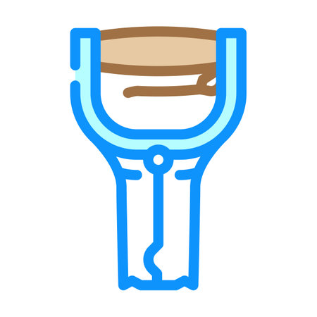 bulb planter garden tool color icon vector illustrationのイラスト素材