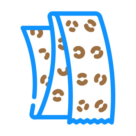 seed tape garden tool color icon vector illustrationのイラスト素材