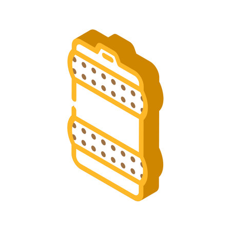 parking mat garage tool isometric icon vector illustrationのイラスト素材