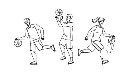 basketball sport vectorのイラスト素材