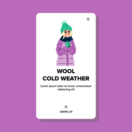 wool cold weather vectorのイラスト素材