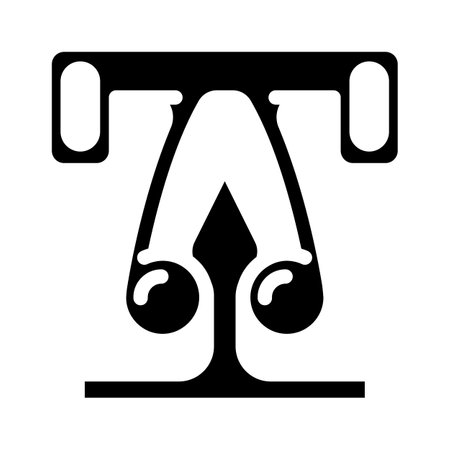 catches furniture hardware fitting glyph icon vector illustrationのイラスト素材