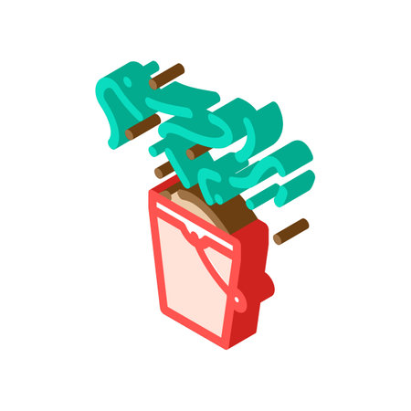 odor smell isometric icon vector illustrationのイラスト素材