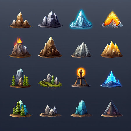 top peak mountain ai generated. climbing range, sky alpine, hill outdoor top peak mountain illustrationの素材