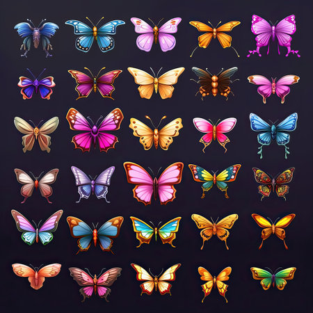 insect butterfly spring ai generated. fly summer, natural background, animal beauty insect butterfly spring illustrationの素材