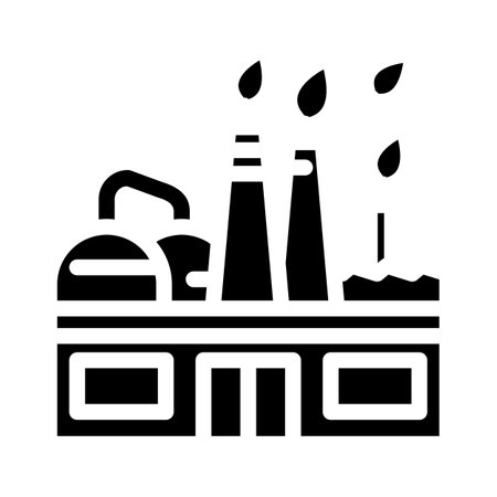environmental compliance glyph icon vector illustrationのイラスト素材
