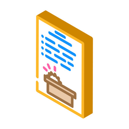 safety procedures tool work isometric icon vector illustrationのイラスト素材