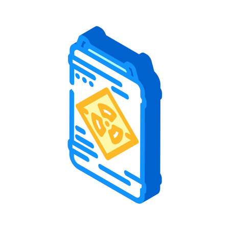 hazardous materials tool work isometric icon vector illustrationのイラスト素材