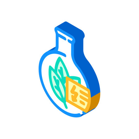 biomass energy environmental isometric icon vector illustrationのイラスト素材