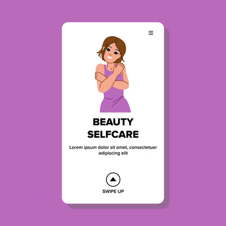 woman beauty selfcare vectorのイラスト素材