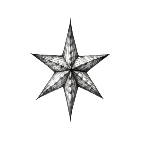 icon star ai generated. shape sign, symbol christmas, shine glitter icon star illustrationの素材